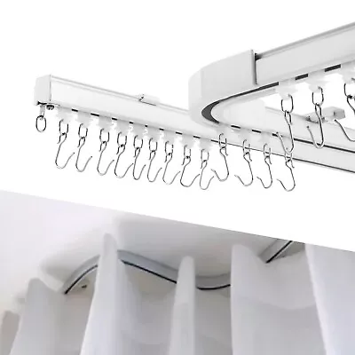 12-18 Ft Curtain Track Ceiling Track Kit Room Divider Rv Shower Curtain Track • $65