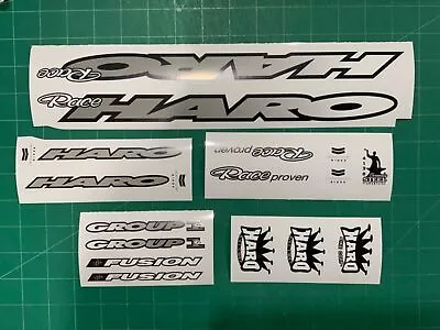 Haro Group1 Bmx Sticker Decal Black And Gray • $61.86