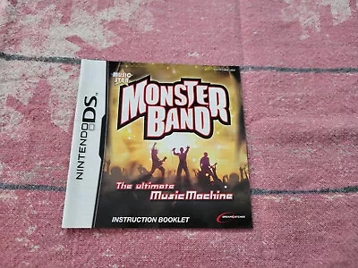 Monster Band - Nintendo DS - Authentic - Manual Only! • $11.21