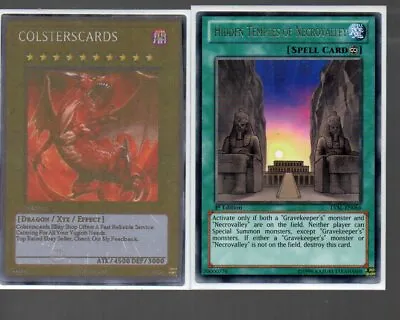 Yugioh Card - Silver Rare - Hidden Temples Of Necrovalley  LVAL-EN066 1st Ed • £1.45