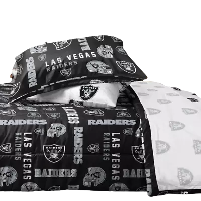 Las Vegas Raiders NFL Team Logo Bed In A Bag Set-AB0BTTQFF5J8 AB0BTTNXGBM8 • $139.95