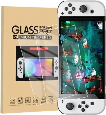 2x Tempered Glass Screen Protector For Nintendo Switch/Switch Lite/Switch Oled • $47.49