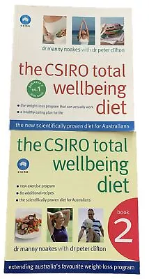 The CSIRO Total Wellbeing Diet & 2 Dr Manny Noakes (Paperback 2005) • $24.95