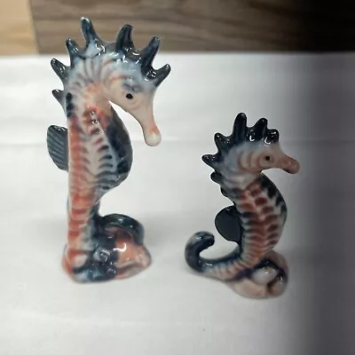 Vintage Miniature Seahorse Figurines Set Of 2 • $19.99