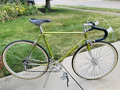 $1700 • Buy Vintage 1971 1972 Raleigh International Chartreuse Campagnolo Brooks Road Bike