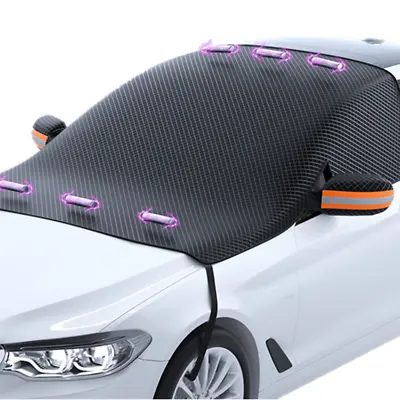 Magnetic Car Windshield Snow Cover Sun Shade Outdoor Dust Frost Guard Protector • $26.90