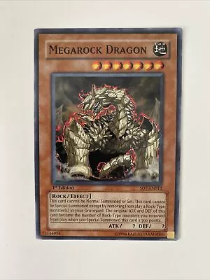 Yugioh Megarock Dragon Common Sd7-en012 1st Edition • £0.99