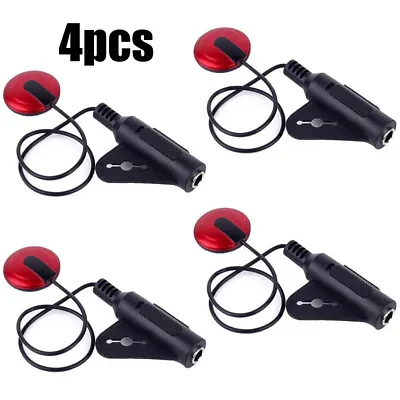 4Pcs Piezo Contact Microphone Mic Pickup For Guitar Violin Banjo Mandolin USA • $15.29