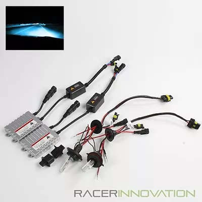 H13/9008 10000K Blue H13-2 Single Xenon Slim Ballast HID Dual Beam Headlight Kit • $49