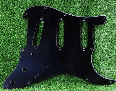 Acrylic Pickguard Replacement For Fender SRV Strat - Black 1 Ply • $32.95