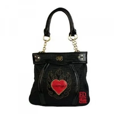 Ed Hardy Womens Bags Flame Heart Black • $62