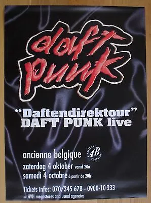 DAFT PUNK Original Concert Poster '97 French Touch • $249