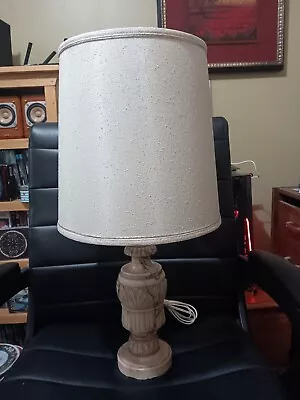 Vintage Italian Carved Marble Table Lamp • $48.99