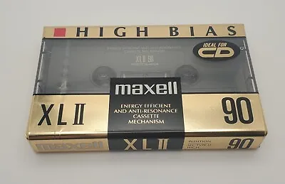 Maxwell XLII 90 High Bias Blank Audio  Cassette Tape 90 Minutes NEW SEALED • $12.80