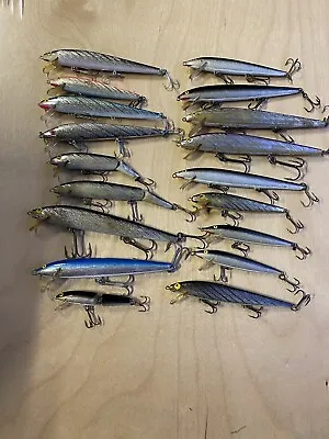 Vintage Rapala & Rebel Fishing Lures Lot Of 18 Lures • $69.99