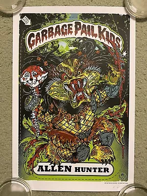 Garbage Pail Kids Predator Allen Hunter Movie Art Print Poster Mondo Rhys Cooper • $199.99
