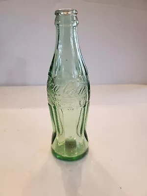 Green Glass 6 1/2 Oz. Coca Cola Bottle Alburquerque New Mexico • $3.99