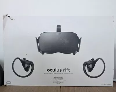 Oculus Rift CV1 VR HM-A Headset Sensors Touch Controllers Boxed • £50