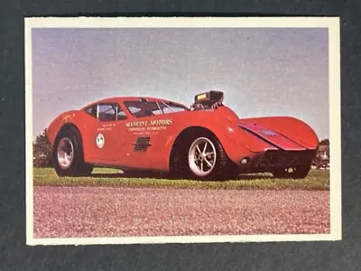 VINTAGE 1965 Donruss Spec Sheet -MODIFIED SPORT CAR - Series 1 - # 33 -  EX Cond • $3.99