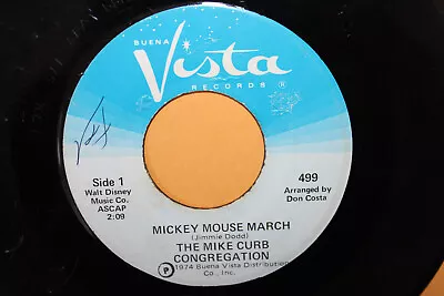 Jimmie Dodd Mouseketeers Buena Vista 45 Mickey Mouse Alma Mater March Disney 499 • $10