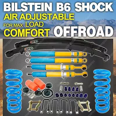 Bilstein Shock Strut Coil EFS Leaf Air Bag 50mm Lift Kit For Toyota Hilux KUN26 • $2634.95