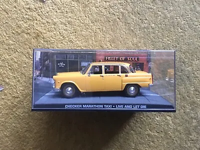 James Bond Car Collection Checker Marathon Taxi - Live And Let Die • £7