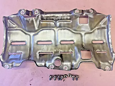 91 ACURA INTEGRA Engine Oil Baffle Cover Windage Tray Plate Motor W/ Bolts 90-93 • $29.99