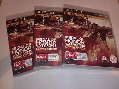 Medal Of Honor Warfighter Limited Edition PlayStation 3 PS3  • $10