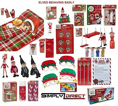 £21.45 • Buy Naughty Elf Elves Behavin' Badly Accessories Props Decorate The Book Shelf