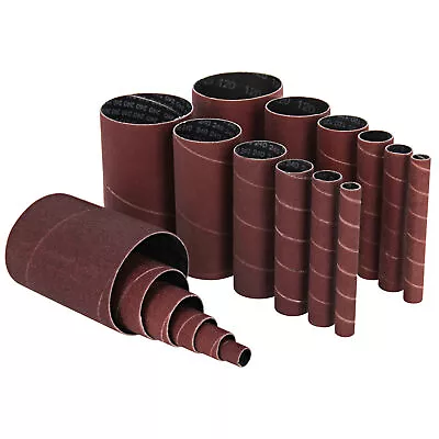 ABN Aluminum Oxide Wood Sanding Sleeves 18-Pack 4.5” Inch Long Sandpaper Rolls • $17.49