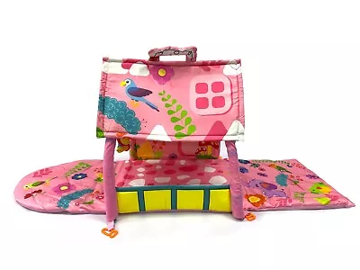 Baby Play Mat Pink Baby Tummy Time  Girl Pink Floor Mat Baby Gym Newborn Mat • £17.99