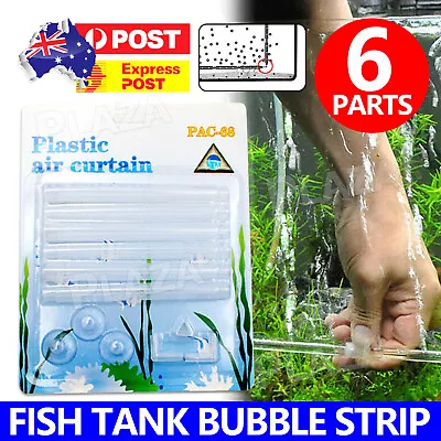 $5.45 • Buy Aquarium Fish Tank Pump Air Stone Bubble Bar Strip Curtain Diffuser Aerator Tube