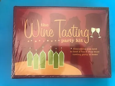 $12.50 • Buy NEW SEALED WINE Lovers TASTING KIT Host A Fun Party Wineglass Markers Book 