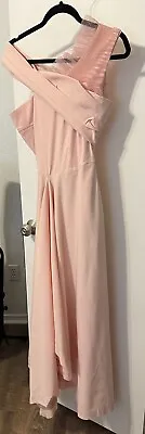 PREEN BY THORNTON BREGAZZI Tulle & Satin Asymmetrical Hem Dress Size XS $1868 • $930