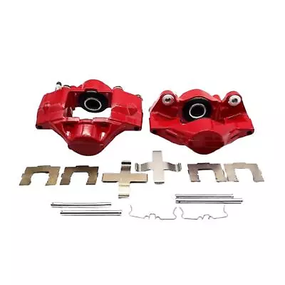 For Nissan R32 Gtr 300 Zx Silvia S13 S14 S15 Rear 2 Pot Brake Calipers Red Lh Rh • $871.17