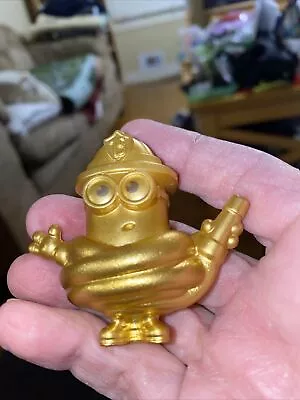 Despicable Me Minions Figure Gold Fire Fighter • $5