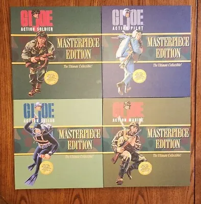 Set Of 4 GI Joe Masterpiece Edition 1996  • $200