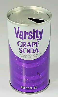 Vintage Varsity Grape Soda Pop Can Straight Steel Graf's Milwaukee WI • $12.99