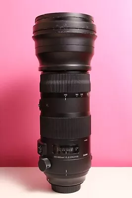 SIGMA 150-600mm F/5-6.3 SPORTS DG OS HSM Super Tele Lens For Canon EF 105 Filter • $1599