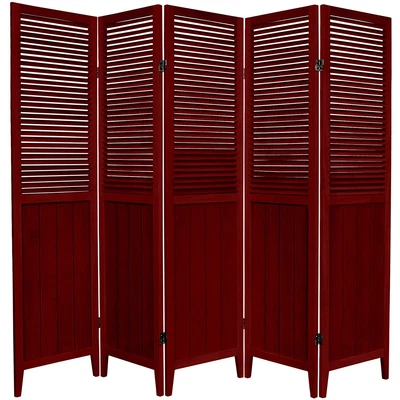 $189 • Buy HONGVILL Furniture 3-6 Panel，6 Ft. Tall Beadboard Divider - White，cherry