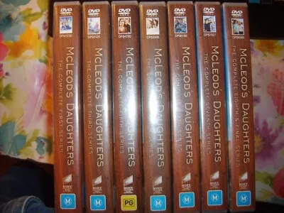 McLEOD'S DAUGHTERS~SERIES 1 SERIES 3-8~2001-2008 46 DISC DVD SET~ PAL ~NOT USA • $129.95