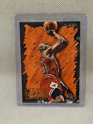 Michael Jordan Chicago Bulls Fleer 96-97 Hardwood Leader 123 • $4.99