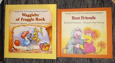 Vintage 2 Fraggle Rock Books Best Friends & Waggleby Of Fraggle Rock  • $28