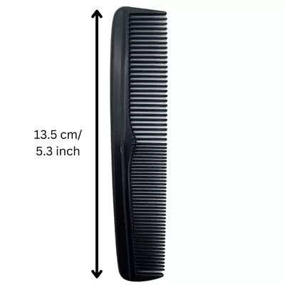 Black Plastic Hair Comb 13.5cm Mens Barber All Purpose Comb • £1.89