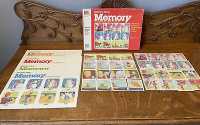 VINTAGE 1983 Step By Step ADVANCED MEMORY GAME Sequencing 100% COMPLETE • $20.99