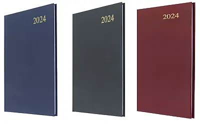 2024 Collins A4 Week To View Hardback Casebound Personal Desk Diary Planner • £2.99