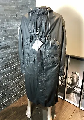 NWT RARE $7500 Haider Ackermann Jacket Black Belted Oversized Parachute Parka M • $1150