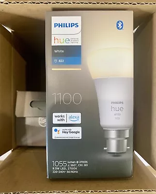 Philips HUE B22 Smart Bulb 9.5 W White ( Pack Of 4) • $100