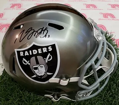 Devante Adams Signed  Full Size Helmet Las Vegas Raiders Beckett Holo • $492.55