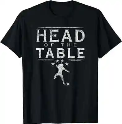 WWE. Roman Reigns. Head Of The Table Distressed Text Logo Unisex T-Shirt S-5XL • $22.99